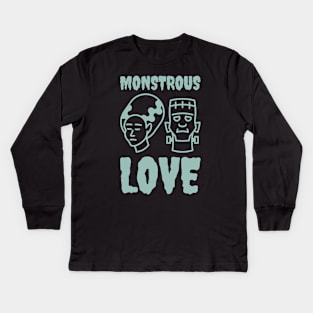 Monstrous Love - 6 Kids Long Sleeve T-Shirt